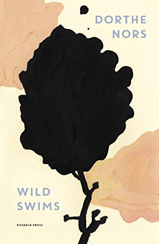 Book cover with a black abstract tree shape on a cream background with peach accents.