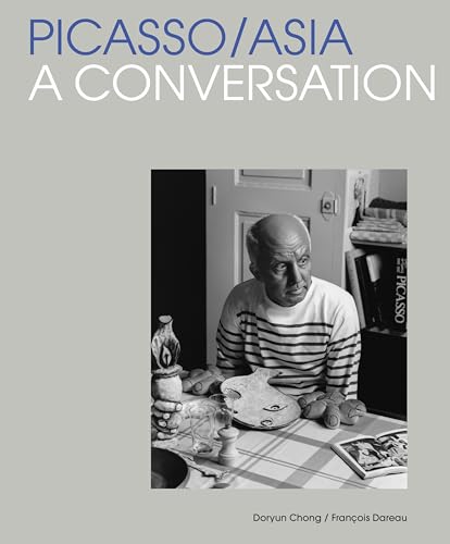 Book cover: "Picasso/Asia" featuring a black and white portrait of Picasso.