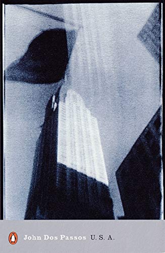 Book cover featuring a low-angle, grainy blue-toned photograph of a skyscraper.