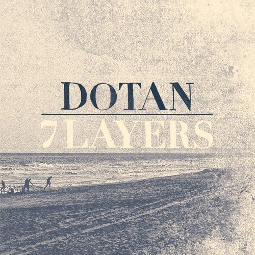 CD cover for "7 Layers" by Dotan, featuring a beach scene.