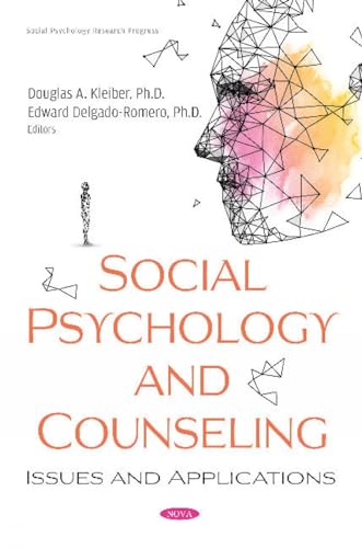 Book cover: "Social Psychology and Counseling" with a geometric head illustration.