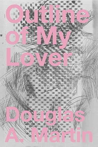 Book cover with pink text and abstract black and white sketch.