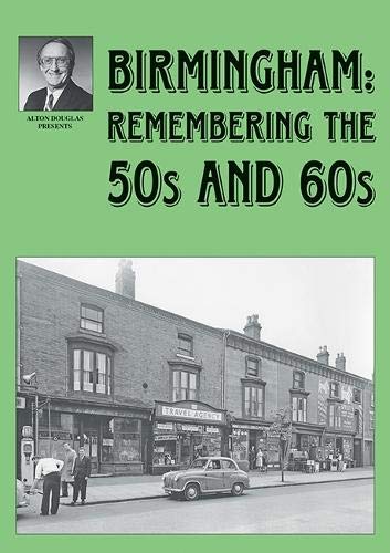 Book cover: Birmingham street scene from the 1950s/60s, with a portrait.