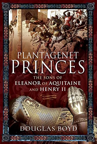 Book cover depicting medieval battle scene and knight's armor.