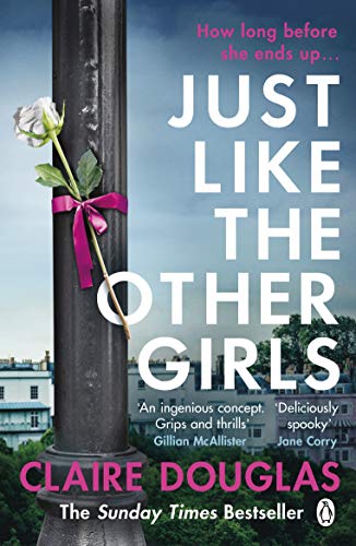 Book cover: “Just Like the Other Girls” with a rose tied to a lamppost.