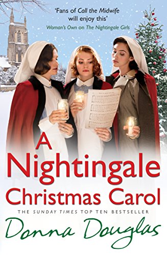 Book cover featuring three nurses in capes holding candles in a snowy scene.