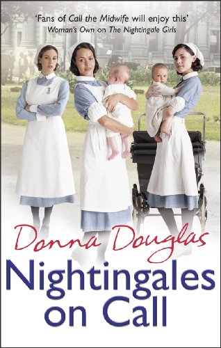 Book cover featuring four nurses in uniform with babies and a pram.