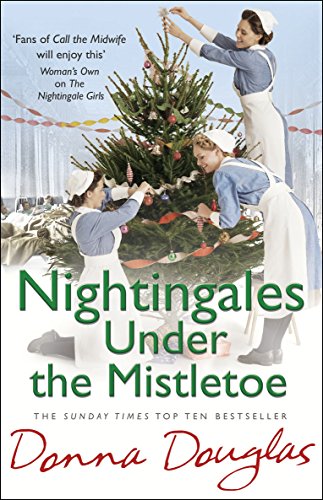 Book cover: three nurses decorating a Christmas tree.