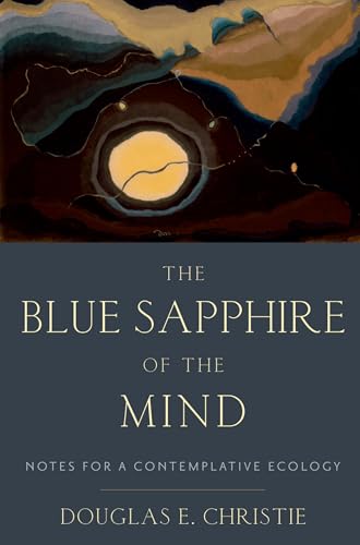 Book cover: abstract art with title “The Blue Sapphire of the Mind.”