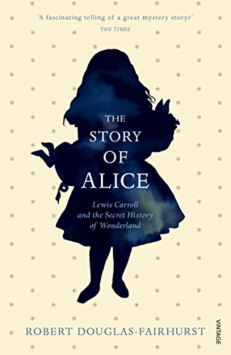 Book cover: silhouette of a girl, title “The Story of Alice.”