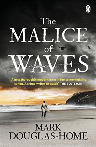 Book cover showing a lone figure on a beach under a dark, stormy sky.