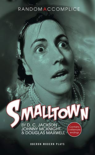 Book cover for "Smalltown" featuring a woman’s distressed face in water.