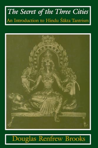 Book cover: “The Secret of the Three Cities” featuring a Hindu deity.