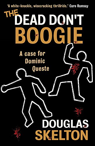 Book cover: black background with white outline of figures and blood splatters.