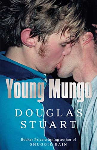 Book cover: two young men kissing, title "Young Mungo" in white text.