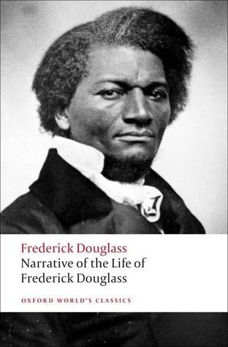 Book cover featuring a black and white portrait of Frederick Douglass.