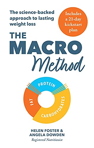 Book cover featuring "The Macro Method" title and a nutrition pie chart.
