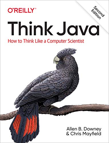 Red-tailed black cockatoo on the cover of a Java programming textbook.