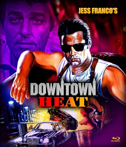 “Downtown Heat” Blu-ray cover featuring a man in sunglasses and a car.