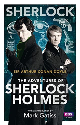 Book cover featuring Benedict Cumberbatch and Martin Freeman as Sherlock Holmes.