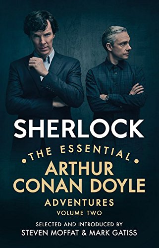 Book cover featuring Benedict Cumberbatch and Martin Freeman as Sherlock Holmes.
