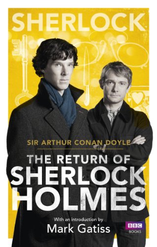 Book cover featuring Benedict Cumberbatch and Martin Freeman as Sherlock Holmes.