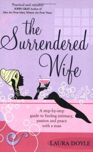 Book cover for The Surrendered Wife featuring a silhouette of a woman in a bathtub.