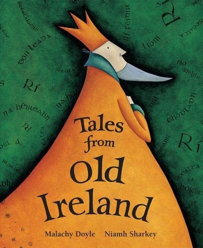 Book cover: illustrated fox and Irish text on a green background.