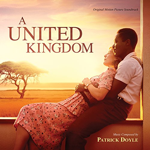 CD cover for "A United Kingdom" soundtrack featuring a couple embracing.