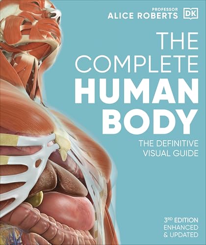 Book cover: “The Complete Human Body” with anatomical illustration.