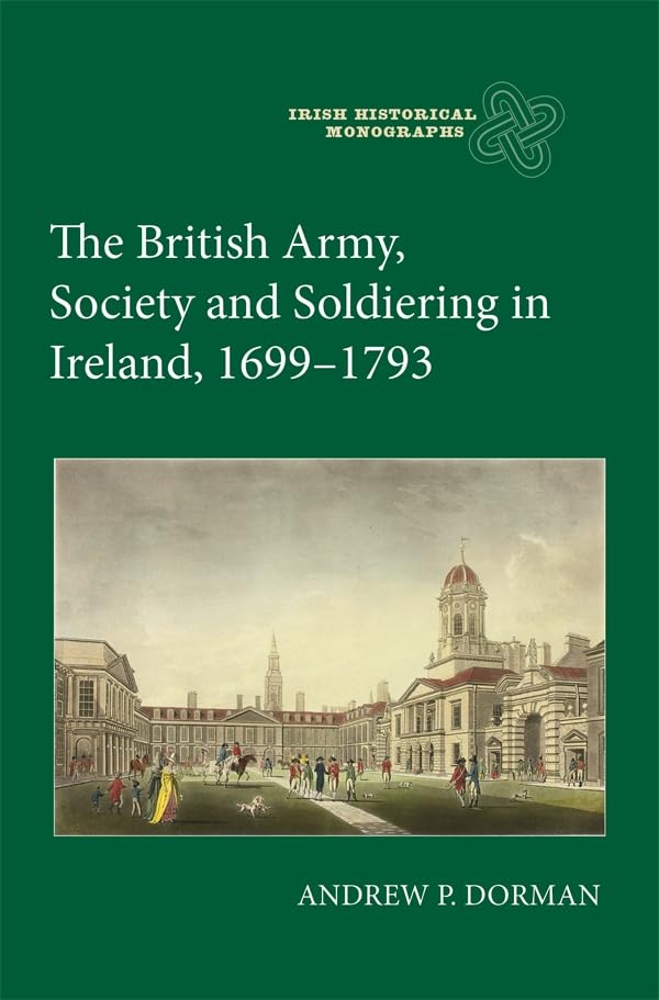 Book cover: “The British Army” with an illustration of Dublin Castle.