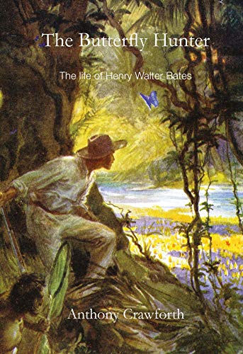 Book cover depicting a man with a net, looking at a blue butterfly.