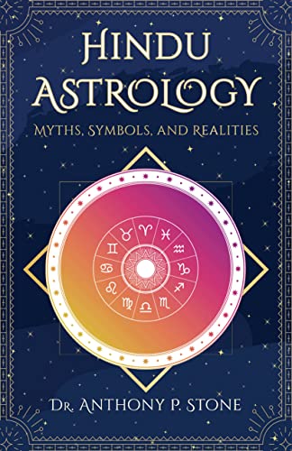 Book cover: “Hindu Astrology” with zodiac wheel and starry background.