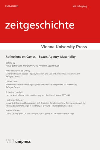 Book cover: "Reflections on Camps" with white text on red and gray background.