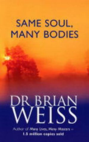 Book cover with orange sky, silhouettes of trees, and title Same Soul, Many Bodies.
