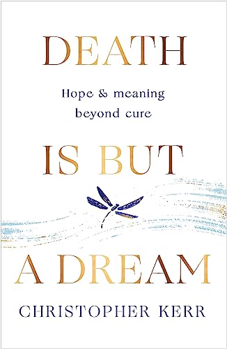 Book cover with gold and blue text, a dragonfly, and author’s name.