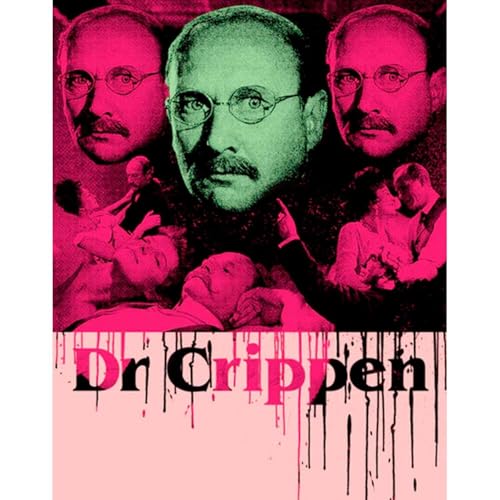Dr. Crippen" Blu-ray cover with a repeating portrait and red dripping text.