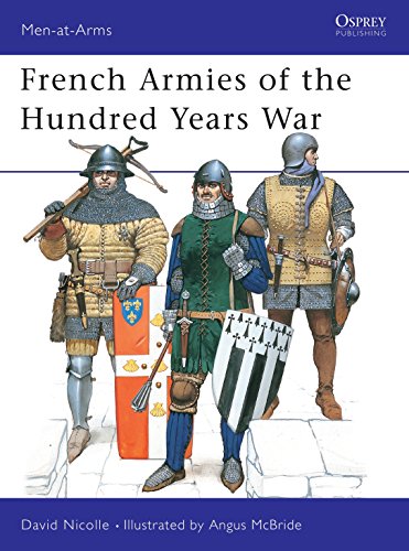 Book cover depicting three armored soldiers from the Hundred Years War.