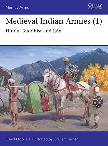 Book cover depicting medieval Indian soldiers on horseback and foot.