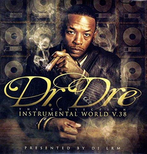 Dr. Dre album cover featuring a portrait and record imagery.