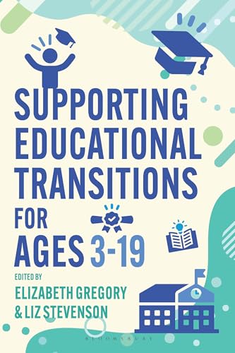 Book cover: “Supporting Educational Transitions for Ages 3-19” with school icons.