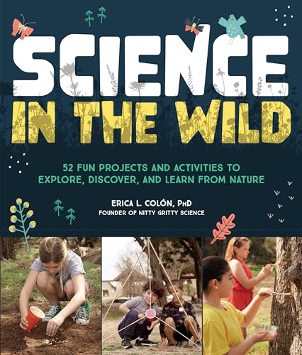 Book cover: “Science in the Wild” with children exploring outdoors.