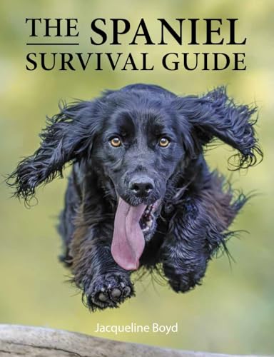 Book with spaniel on cover, likely a dog, with title and author information.