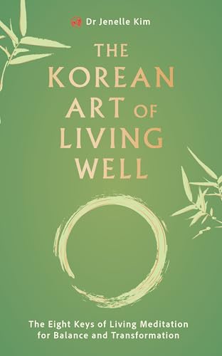 Book cover: "The Korean Art of Living Well" with green foliage.