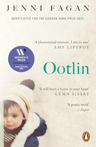 Book cover: "Ootlin" by Jenni Fagan, featuring a child in winter clothing.