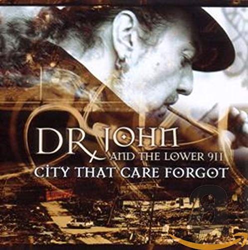 CD cover featuring Dr. John with New Orleans cityscape background.