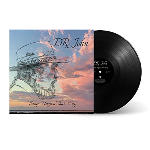 Dr. John album “Things Happen That Way” vinyl record with cover art.
