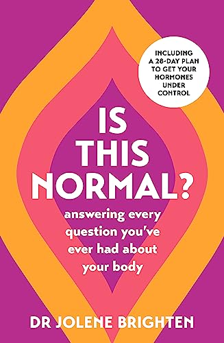 Book cover with bold text "Is This Normal?" and abstract floral design.