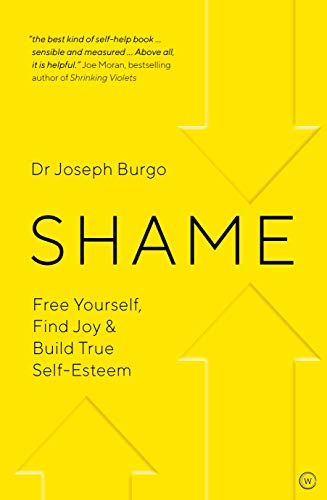 Yellow book cover with bold black text reading “Shame” and author’s name.