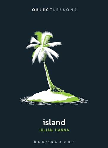 Dark cover with a stylized illustration of a palm tree on a small island.